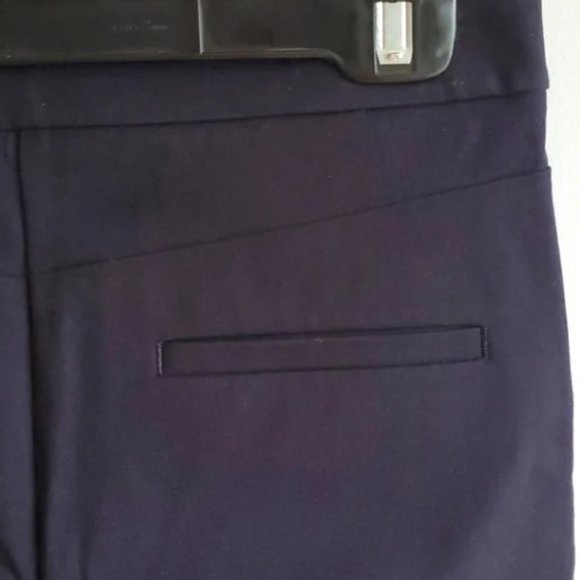 Ann Taylor midnight blue curvy crop pants, 4 - Picture 6 of 12